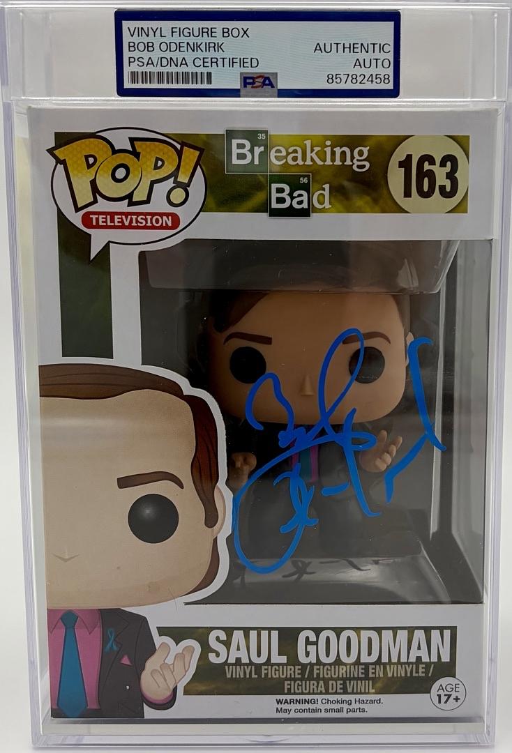 Bob Odenkirk Signed Funko Pop #163 Saul Goodman (Breaking Bad) - encapsulated PSA/DNA COA
